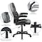 Flash Furniture Gaming Chair, Padded Flip-up, Gray CH-00095-GY-GG - alternate 5