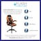 Flash Furniture Gaming Chair, Padded Flip-up, Orange CH-00095-OR-GG - alternate 10