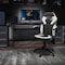 Flash Furniture Gaming Chair, Padded Flip-up, White CH-00095-WH-GG - alternate 1