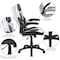Flash Furniture Gaming Chair, Padded Flip-up, White CH-00095-WH-GG - alternate 9