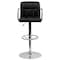 Flash Furniture Black Quilted Vinyl Barstool, Adj Height CH-102029-BK-GG - alternate 10