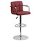 Flash Furniture Burgundy Quilted Barstool, Adj Height CH-102029-BURG-GG - alternate 3