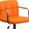 Flash Furniture Orange Quilted Vinyl Barstool, Adj Height, Weight Capacity: 330 lb. CH-102029-ORG-GG - alternate 10