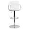 Flash Furniture White Quilted Vinyl Barstool, Adj Height, Weight Capacity: 330 lb. CH-102029-WH-GG - alternate 10