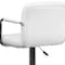 Flash Furniture White Quilted Vinyl Barstool, Adj Height, Weight Capacity: 330 lb. CH-102029-WH-GG - alternate 7