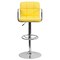 Flash Furniture Yellow Quilted Vinyl Barstool, Adj Height, Weight Capacity: 330 lb. CH-102029-YEL-GG - alternate 3