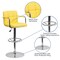 Flash Furniture Yellow Quilted Vinyl Barstool, Adj Height, Weight Capacity: 330 lb. CH-102029-YEL-GG - alternate 5