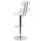 Flash Furniture White Vinyl Barstool, Adj Height, Seat Height Range: 24" to 32" CH-112280-WH-GG - alternate 6