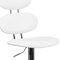 Flash Furniture White Vinyl Barstool, Adj Height, Seat Height Range: 24" to 32" CH-112280-WH-GG - alternate 7