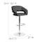 Flash Furniture Black Vinyl Adjustable Height Barstool CH-122070-BK-GG - alternate 7
