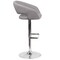 Flash Furniture Gray Fabric Adjustable Height Barstool CH-122070-GYFAB-GG - alternate 7