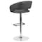 Flash Furniture Gray Vinyl Adjustable Height Barstool CH-122070-GY-GG - alternate 6