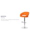 Flash Furniture Orange Vinyl Adjustable Height Barstool CH-122070-ORG-GG - alternate 7
