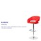 Flash Furniture Red Vinyl Adjustable Height Barstool CH-122070-RED-GG - alternate 6