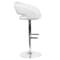 Flash Furniture White Vinyl Adjustable Height Barstool CH-122070-WH-GG - alternate 9