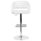 Flash Furniture White Vinyl Adjustable Height Barstool CH-122070-WH-GG - alternate 10