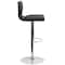 Flash Furniture Black Vinyl Barstool, Adj Height CH-132330-BK-GG - alternate 9