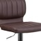 Flash Furniture Brown Vinyl Barstool, Adj Height, Frame Material: Metal CH-132330-BRN-GG - alternate 8