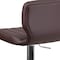 Flash Furniture Brown Vinyl Barstool, Adj Height, Frame Material: Metal CH-132330-BRN-GG - alternate 10