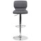 Flash Furniture Gray Vinyl Barstool, Adj Height, Seat Height Range: 25" to 33-1/2" CH-132330-GY-GG - alternate 10