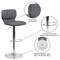 Flash Furniture Gray Vinyl Barstool, Adj Height, Seat Height Range: 25" to 33-1/2" CH-132330-GY-GG - alternate 3