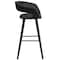 Flash Furniture Black Vinyl Barstool, 29"H, Frame Material: Wood CH-152560-BK-VY-GG - alternate 2
