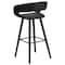 Flash Furniture Black Vinyl Barstool, 29"H, Frame Material: Wood CH-152560-BK-VY-GG - alternate 7