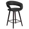 Flash Furniture Black Vinyl Counter Stool, 24"H CH-152561-BK-VY-GG - alternate 3