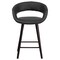Flash Furniture Black Vinyl Counter Stool, 24"H CH-152561-BK-VY-GG - alternate 8