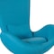Flash Furniture Egg Side Reception Chair, Aqua Fabric Seat, 30 W 30" L 38 H, Integrated Curved CH-162430-AQ-FAB-GG - alternate 10