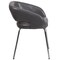 Flash Furniture Fusion Side Reception Chair, Gray Back, 23-1/2 in W 21-3/4" L 28-3/4" H, Leather Seat CH-162731-GY-GG - alternate 4
