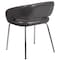 Flash Furniture Fusion Side Reception Chair, Gray Back, 23-1/2 in W 21-3/4" L 28-3/4" H, Leather Seat CH-162731-GY-GG - alternate 8