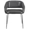 Flash Furniture Fusion Side Reception Chair, Gray Back, 23-1/2 in W 21-3/4" L 28-3/4" H, Leather Seat CH-162731-GY-GG - alternate 10