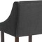 Flash Furniture Carmel Series Blck Fabric/Wood Stool, 24" CH-182020-24-BK-F-GG - alternate 10