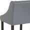Flash Furniture Gray Leather/Wood Stool, 24 CH-182020-T-24-LTGY-GG - alternate 10