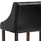 Flash Furniture Stool, Leather/Wood, Carmel Black, 30" CH-182020-T-30-BK-GG - alternate 7