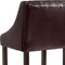 Flash Furniture Carmel Series Brwn Leathr/Wood Stool, 30" CH-182020-T-30-BN-GG - alternate 10