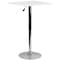Flash Furniture Square Square Adjustable Wood Table, 23.75" W, 23.75" L, 40.5" H, Wood Top, White CH-1-GG - alternate 3