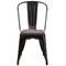 Flash Furniture Antique Gold Metal Chair, Black CH-31230-BQ-WD-GG - alternate 9