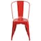 Flash Furniture Red Metal Indoor-Outdoor Stackable Chair CH-31230-RED-GG - alternate 10