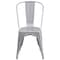 Flash Furniture Contemporary Chair, 18 in W 20" L 33" H CH-31230-SIL-GG - alternate 10