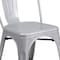 Flash Furniture Contemporary Chair, 18 in W 20" L 33" H CH-31230-SIL-GG - alternate 8