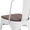 Flash Furniture White Metal Stack Chair CH-31230-WH-WD-GG - alternate 10