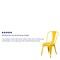 Flash Furniture Contemporary Chair, 18 in W 20" L 33" H CH-31230-YL-GG - alternate 8