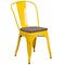 Flash Furniture Metal Stack Chair, Yellow CH-31230-YL-WD-GG - alternate 3