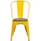 Flash Furniture Metal Stack Chair, Yellow CH-31230-YL-WD-GG - alternate 7