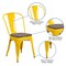 Flash Furniture Metal Stack Chair, Yellow CH-31230-YL-WD-GG - alternate 5