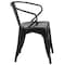 Flash Furniture Contemporary Chair, Black Back, 21-1/2 in W 19" L 27-3/4" H, Integrated CH-31270-BK-GG - alternate 8