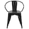 Flash Furniture Contemporary Chair, Black Back, 21-1/2 in W 19" L 27-3/4" H, Integrated CH-31270-BK-GG - alternate 10
