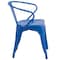 Flash Furniture Contemporary Chair, Blue Back, 21-1/2 in W 19" L 27-3/4" H, Integrated CH-31270-BL-GG - alternate 10
